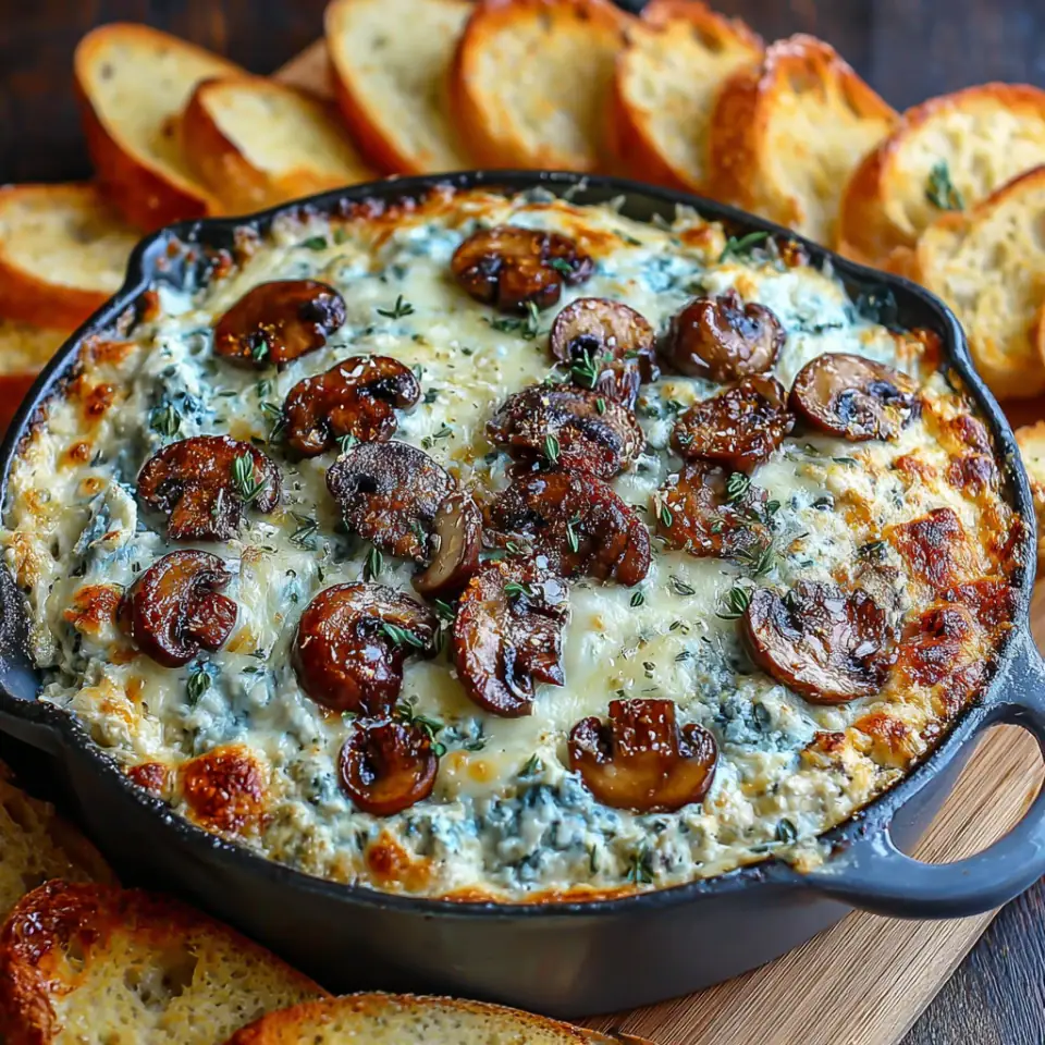 Stuffed Mushroom Dip